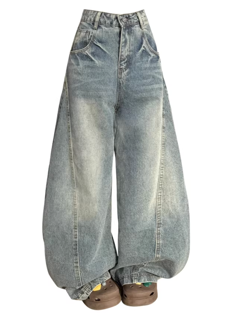 Baggy jean pants