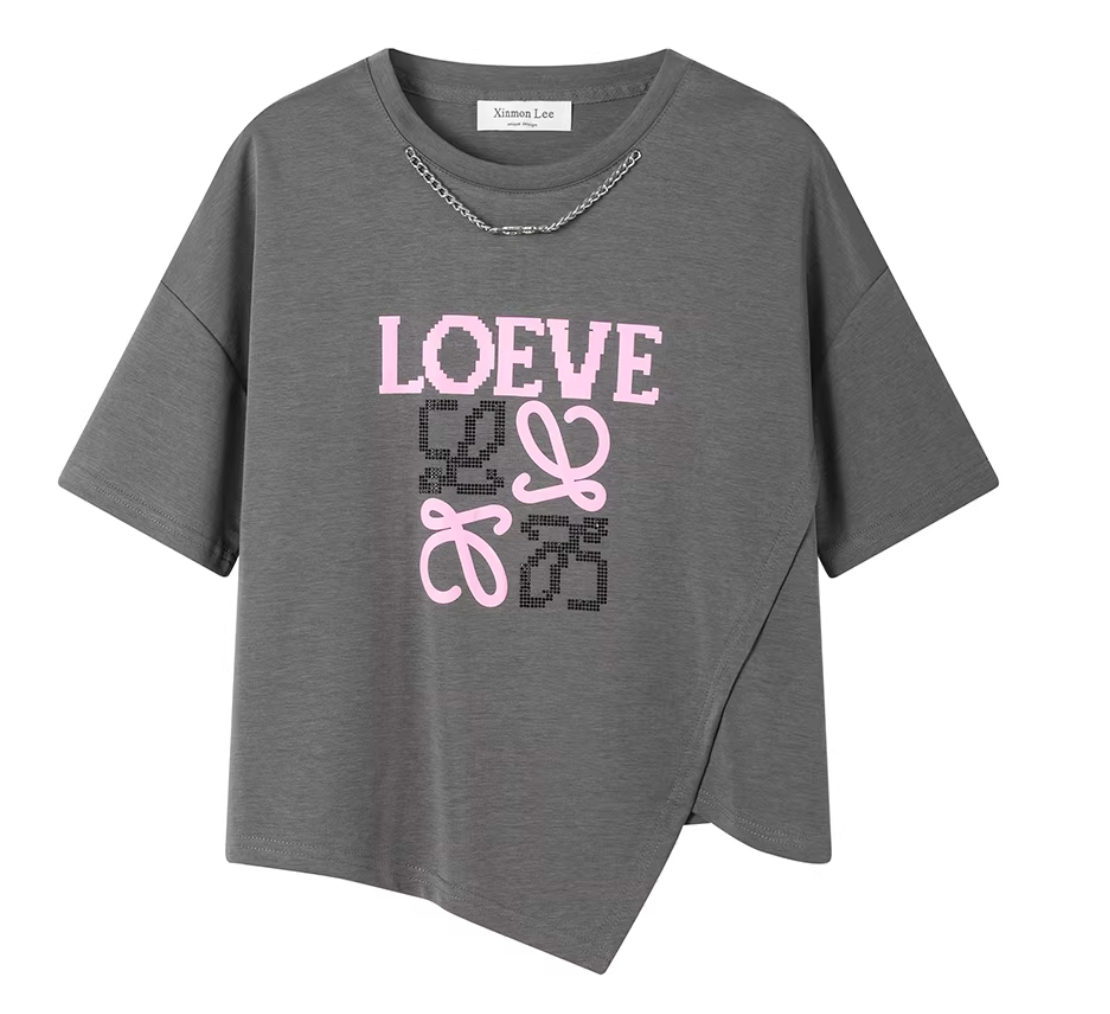 Loeve cropped tee